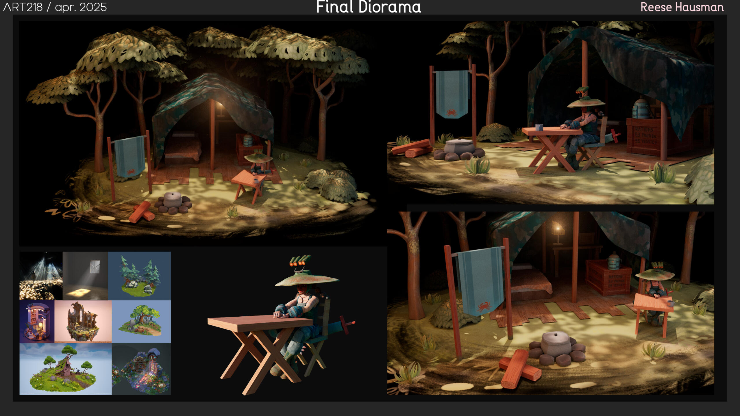 environment diorama graphic
